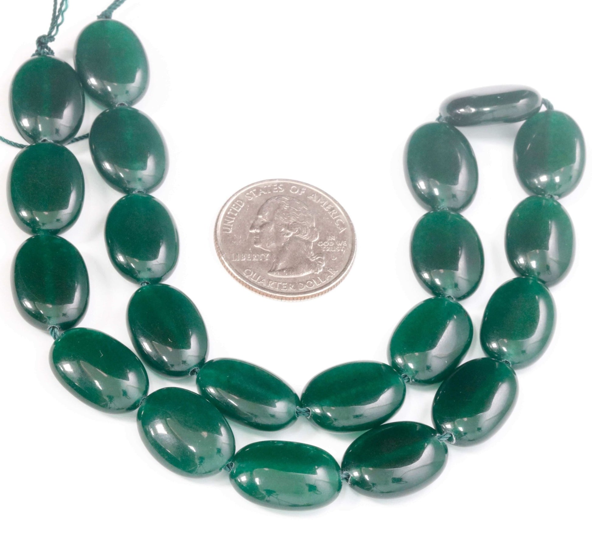 Green Quartz Beads - Taj Mahal Gems