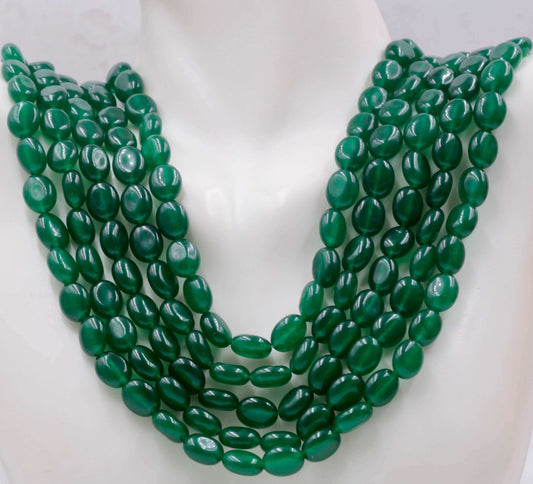 Green Quartz Gemstone Necklace - Taj Mahal Gems