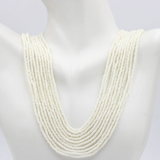 Layered Seed Bead Necklace - Taj Mahal Gems