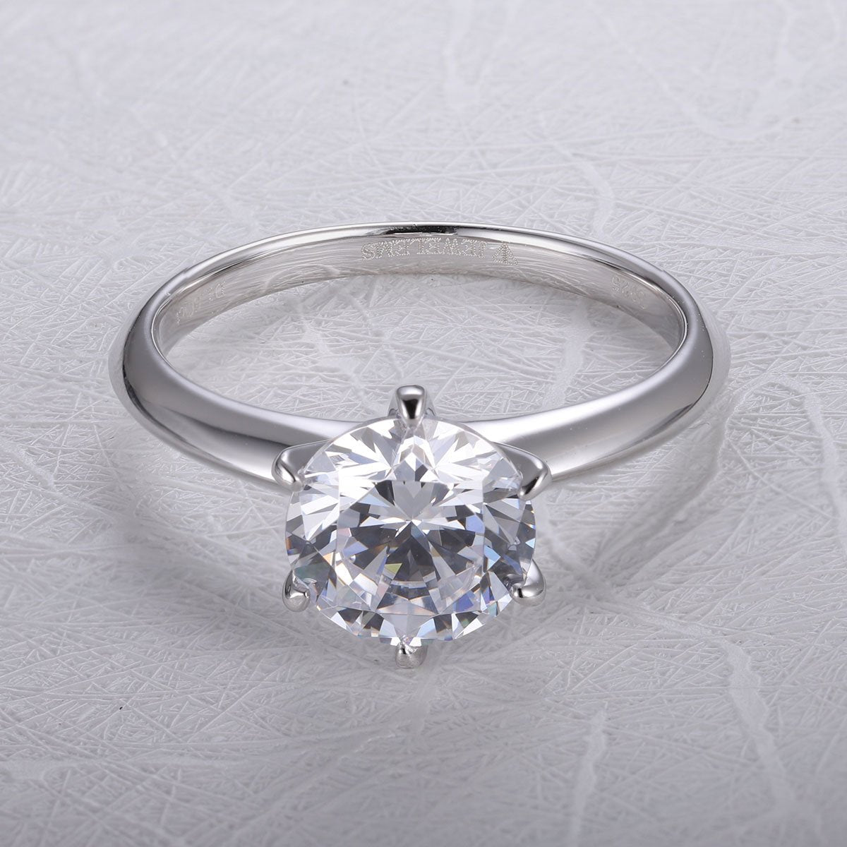 Luxury Solitaire Jewelems Diamond Ring - Taj Mahal Gems