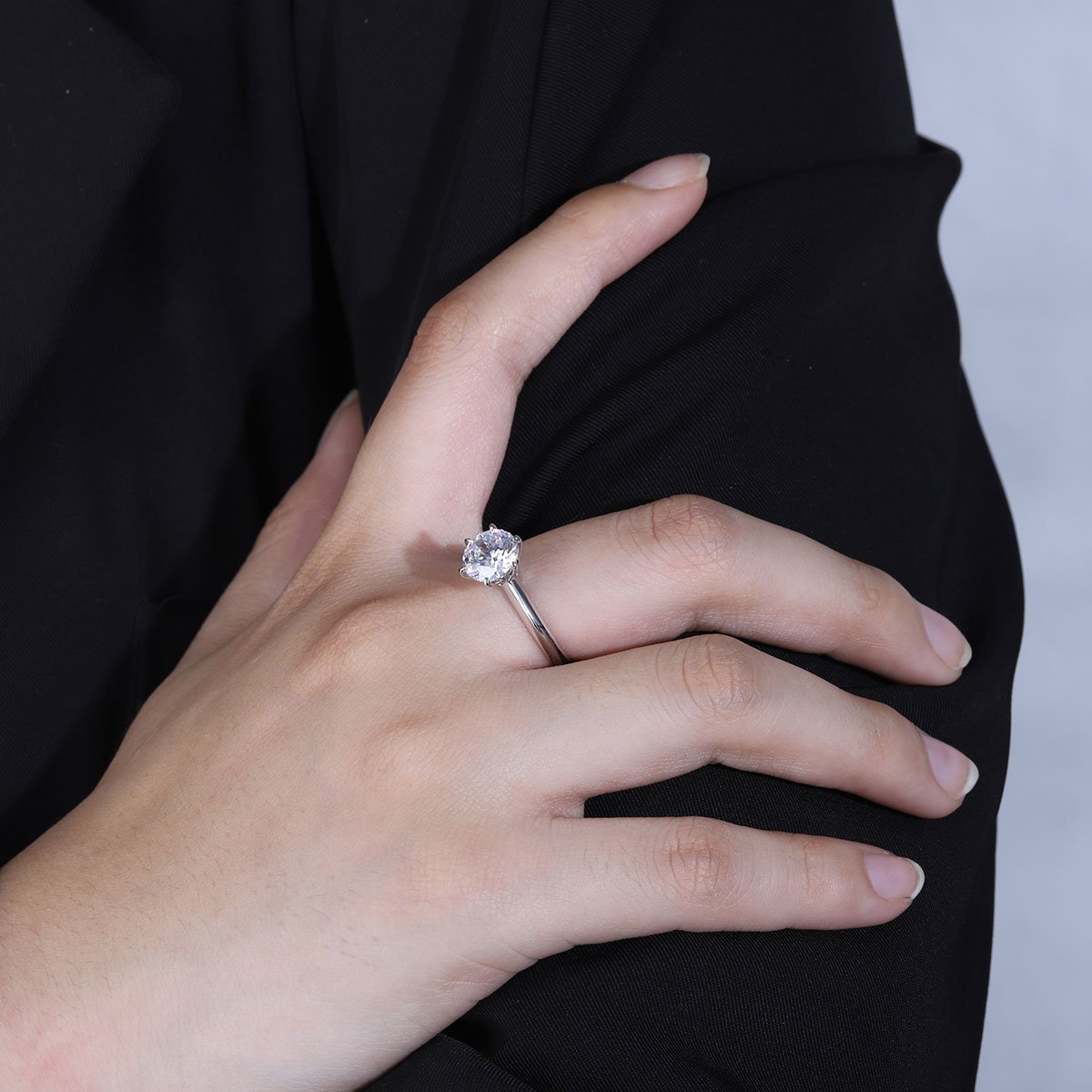 Luxury Solitaire Jewelems Diamond Ring - Taj Mahal Gems