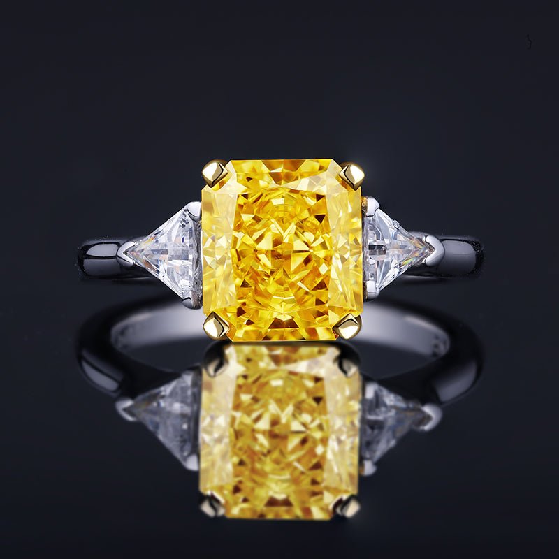 Luxury Womens Halo Ring - Pink Yellow Colorless Gems - Taj Mahal Gems