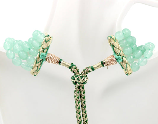 Mint Green Quartz Necklace - Taj Mahal Gems