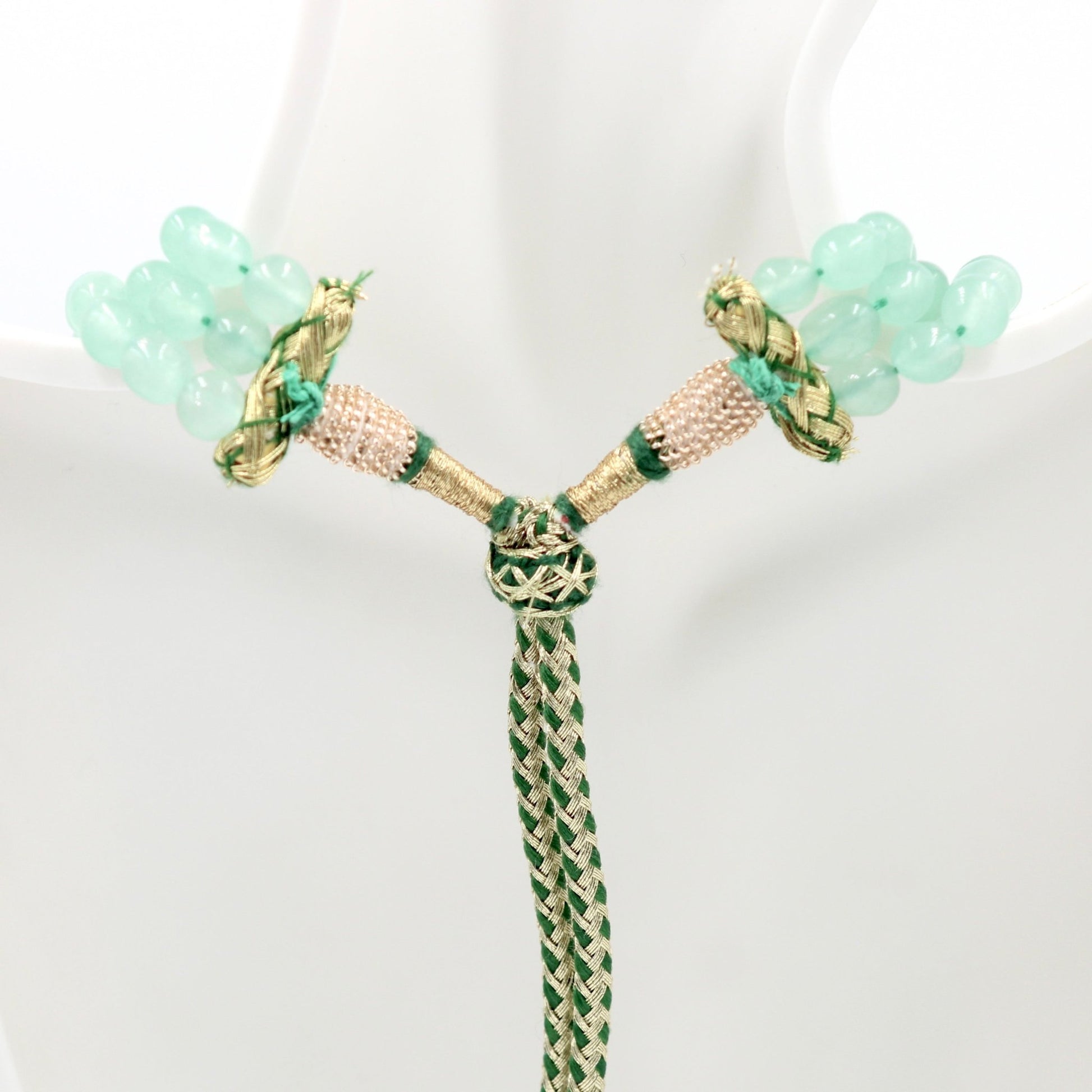 Mint Green Quartz Necklace - Taj Mahal Gems