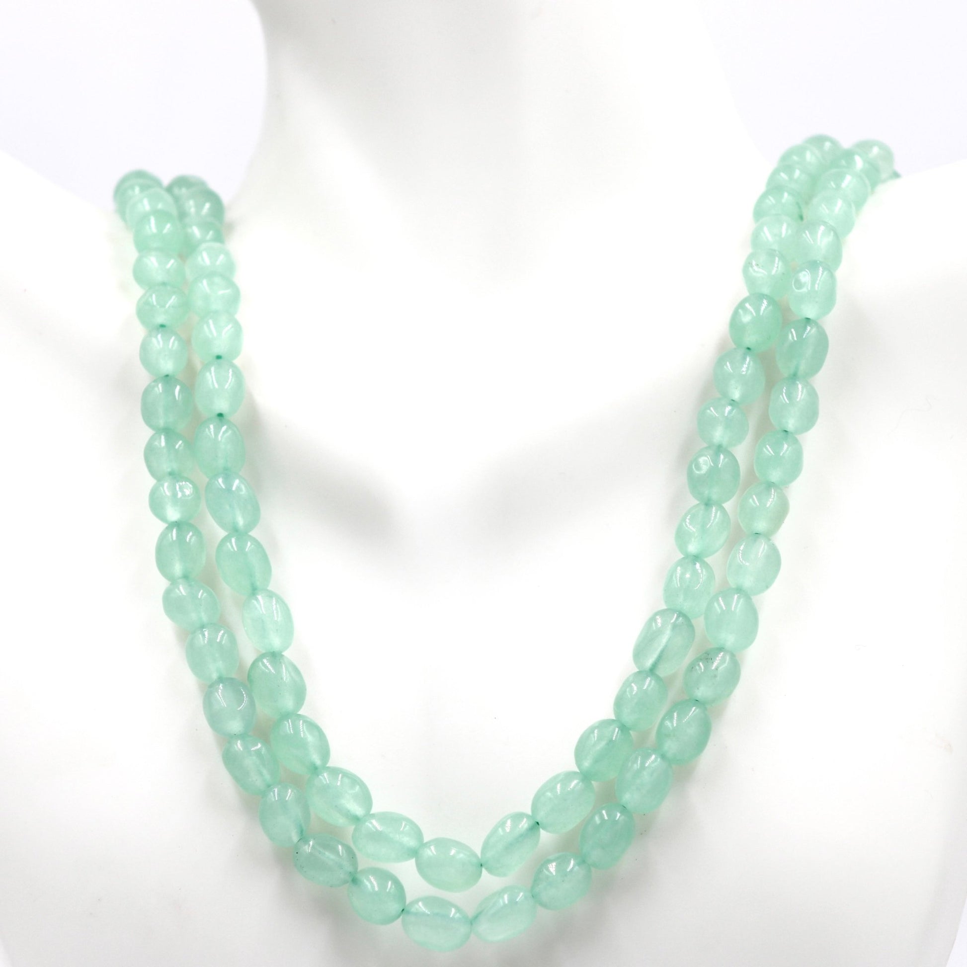 Mint Green Quartz Necklace - Taj Mahal Gems