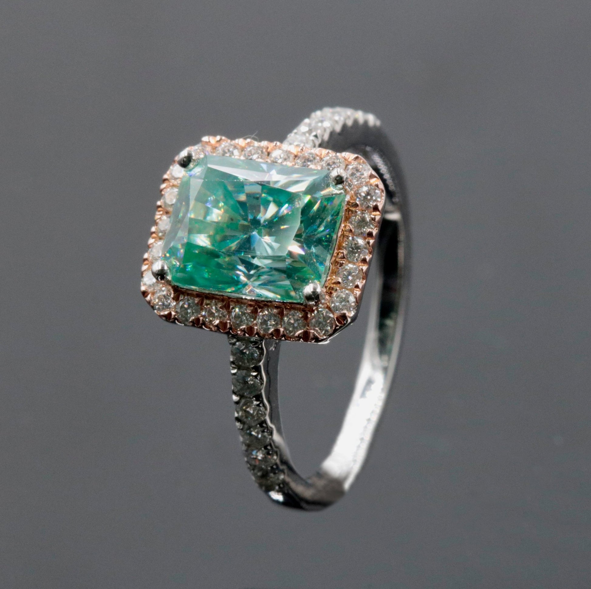 Moissanite Solitaire Ring - Taj Mahal Gems