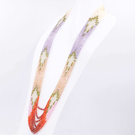 Multi - Color CZ Necklace - Taj Mahal Gems