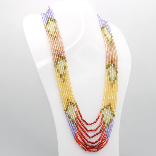 Multi Color CZ Necklace - Taj Mahal Gems