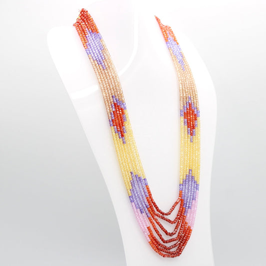 Multi Color CZ Necklace - Taj Mahal Gems