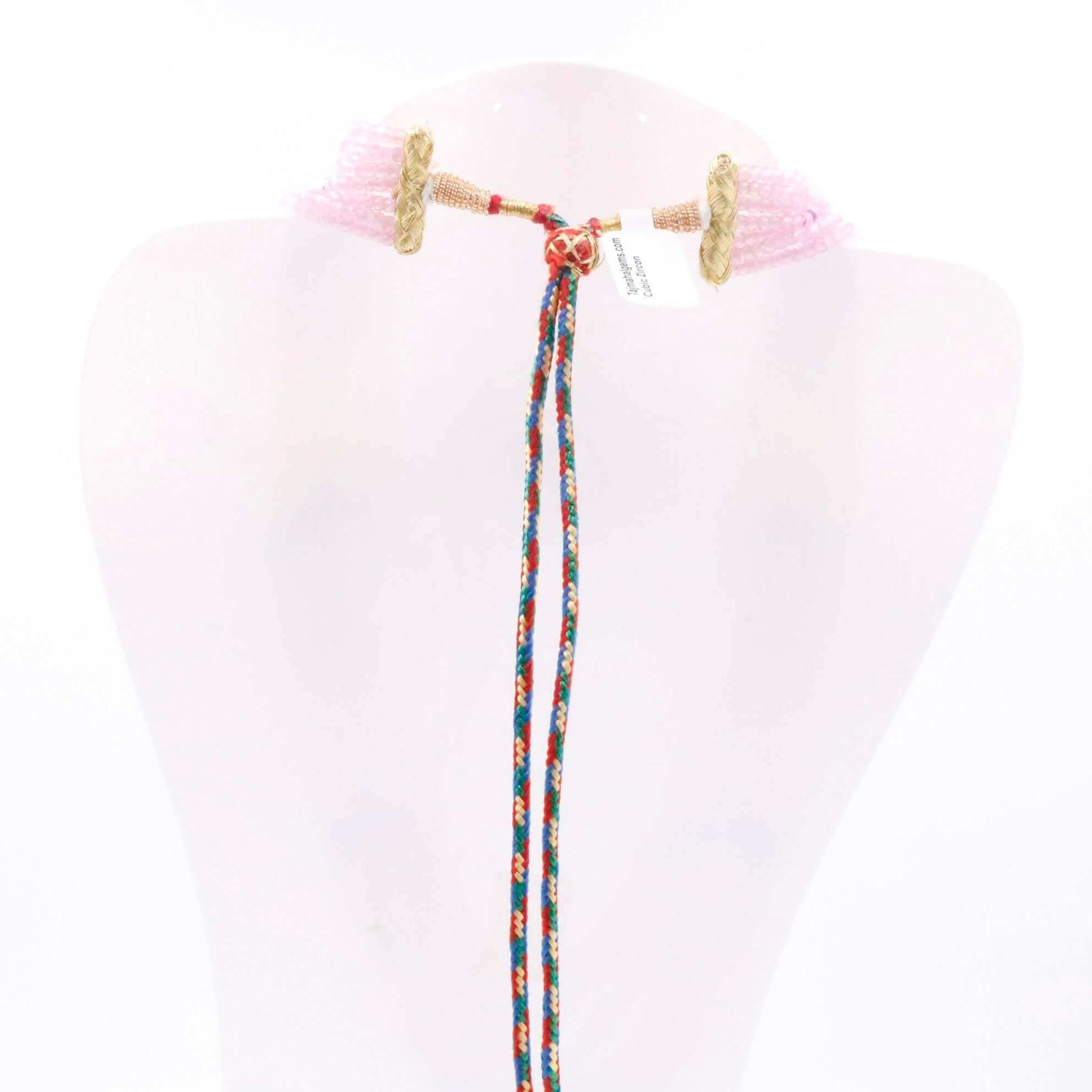 Multi - Color CZ Necklace - Taj Mahal Gems