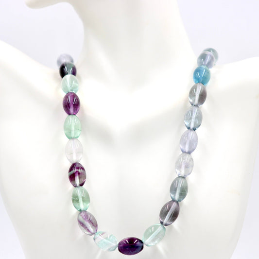 Multi Color Fluorite Necklace - Taj Mahal Gems