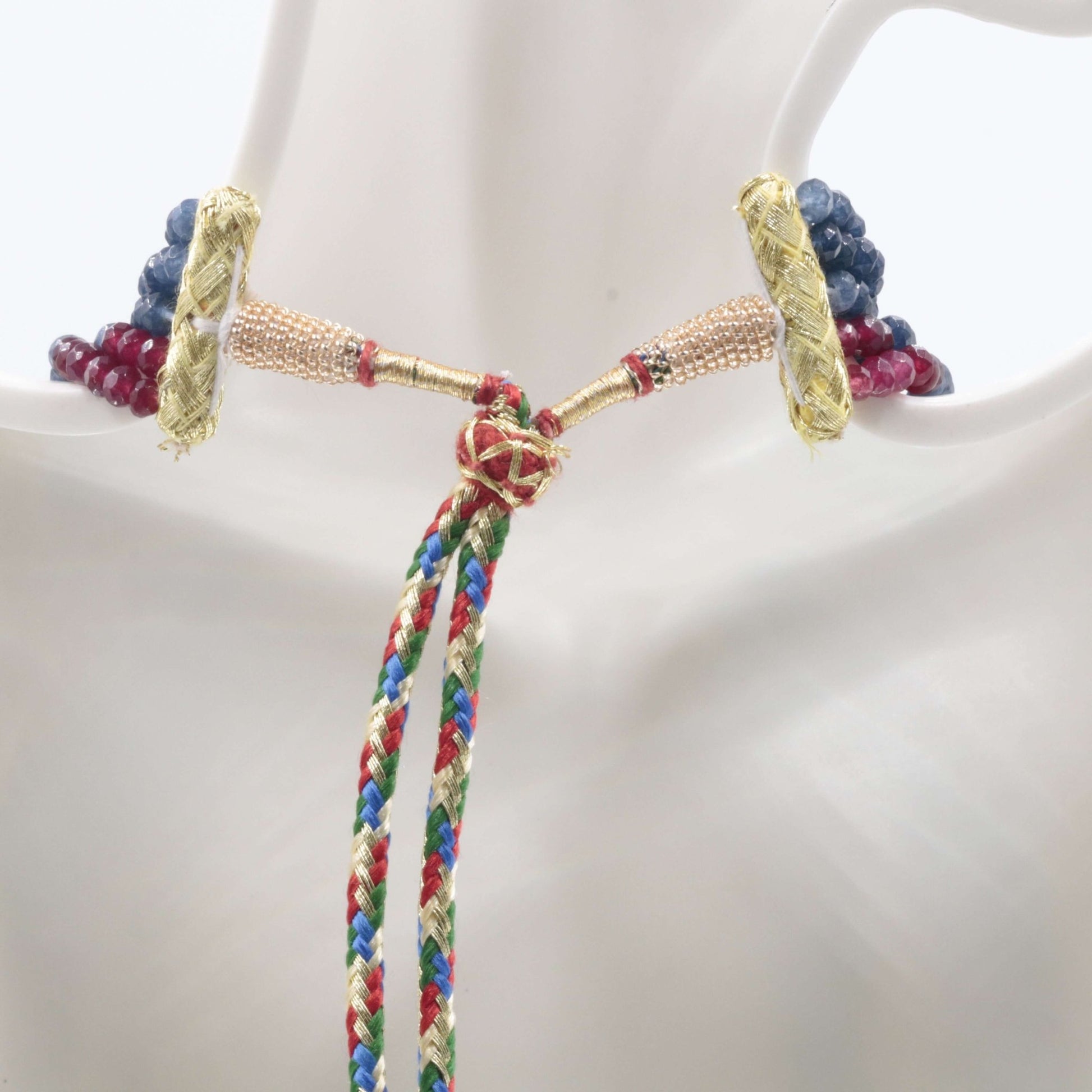 Multi - Color Quartz Bead Necklace - Taj Mahal Gems