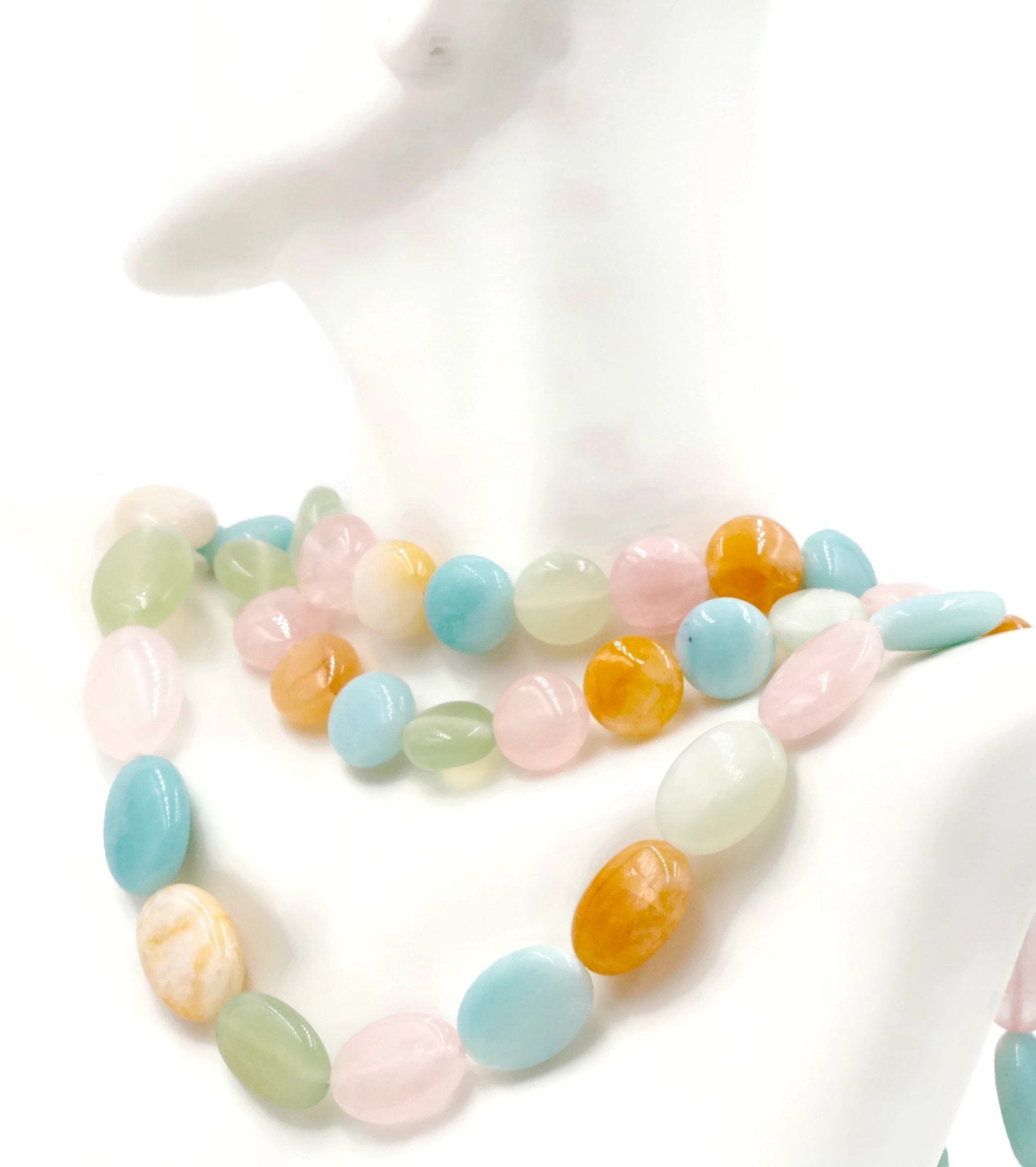 Multi Color Quartz Gemstone Beads - Taj Mahal Gems