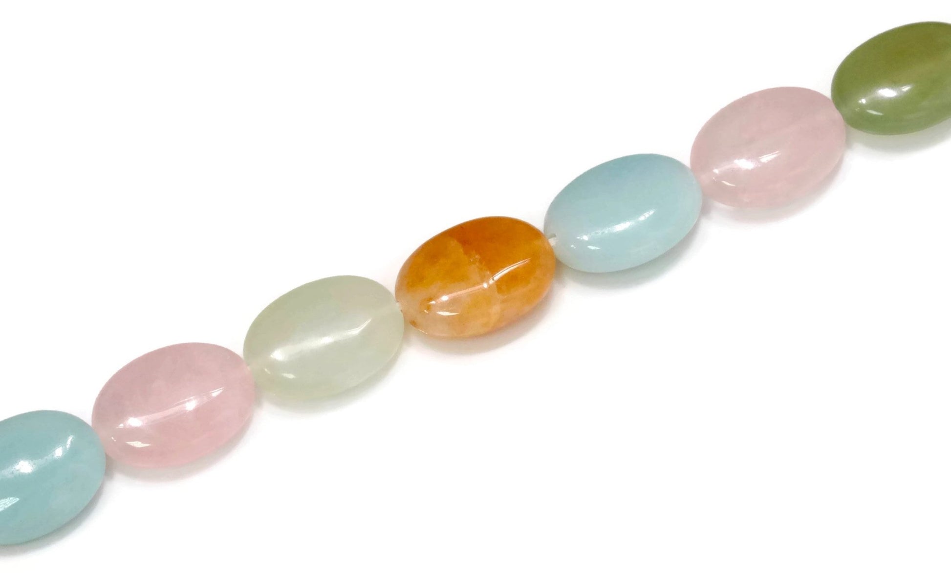 Multi Color Quartz Gemstone Beads - Taj Mahal Gems