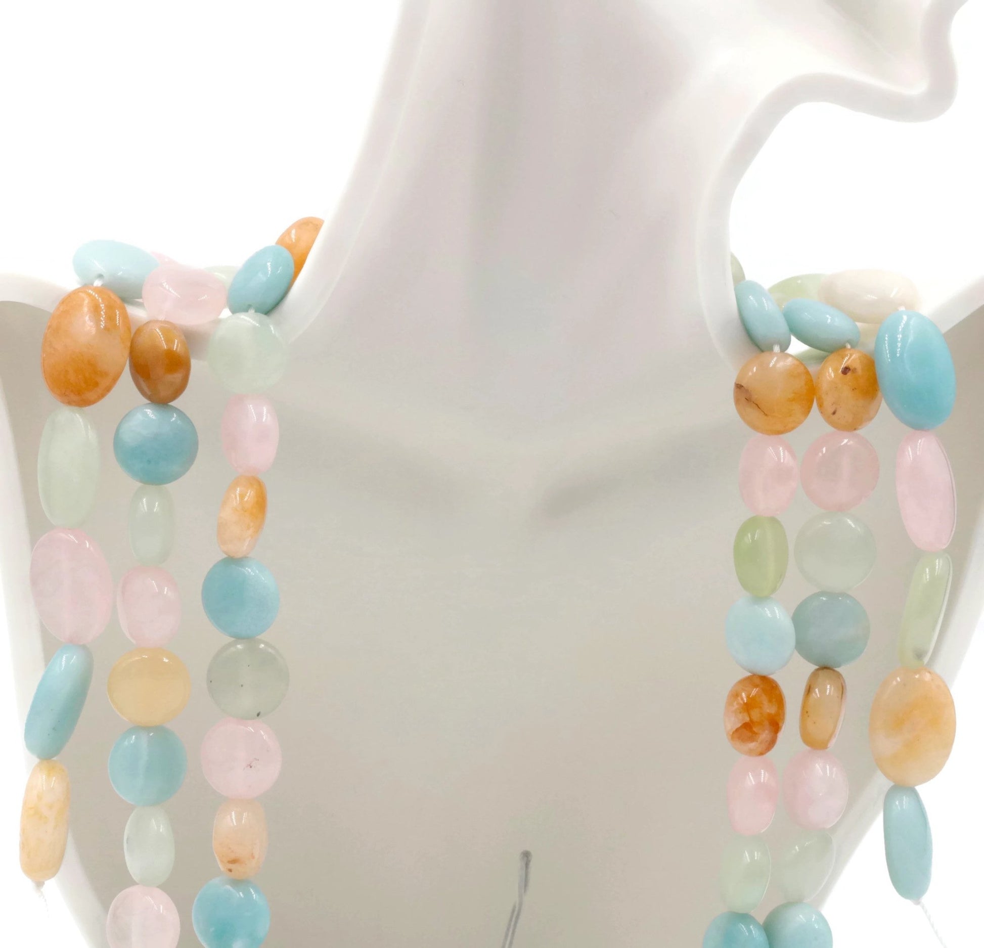 Multi Color Quartz Gemstone Beads - Taj Mahal Gems