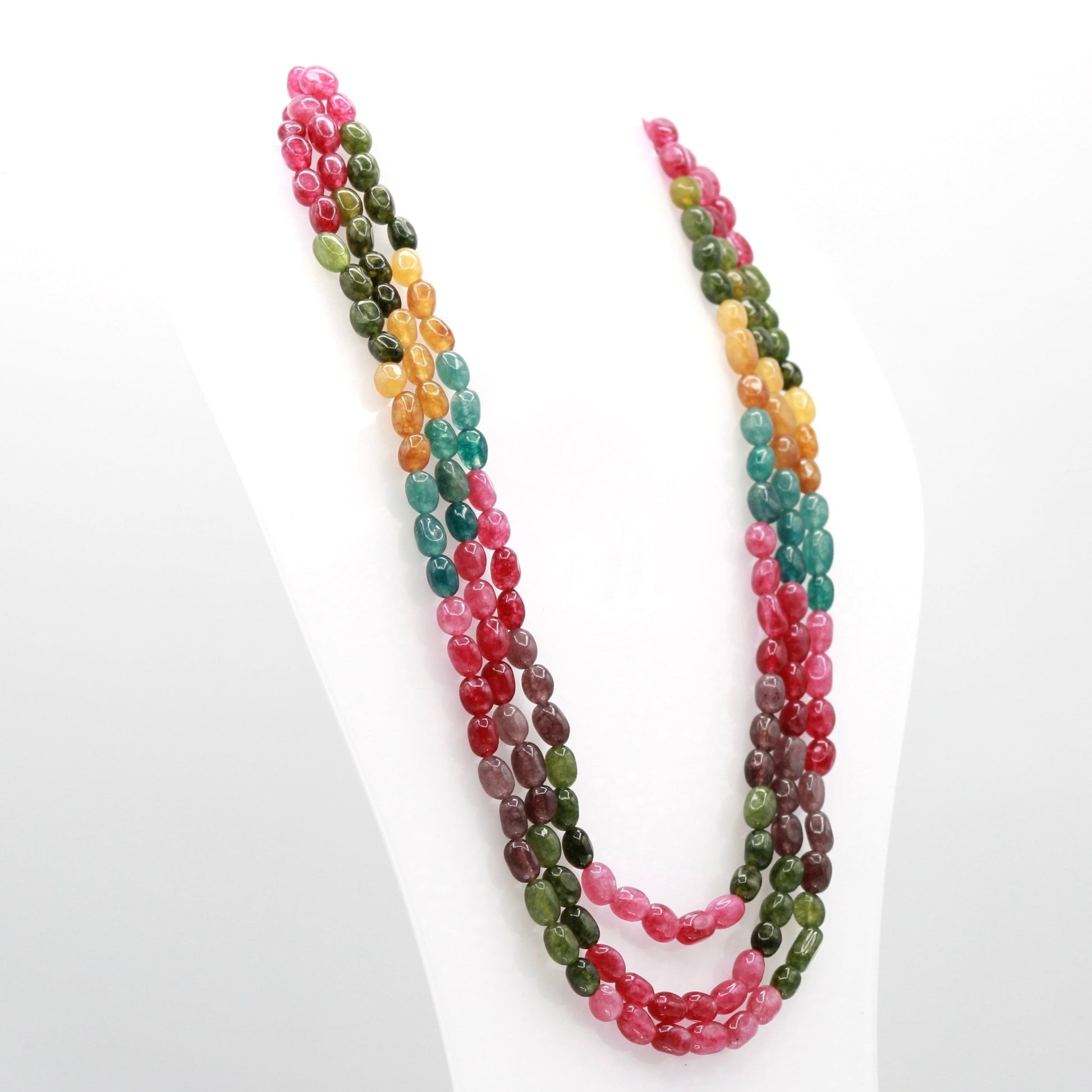 Multi Color Quartz Necklace - Taj Mahal Gems
