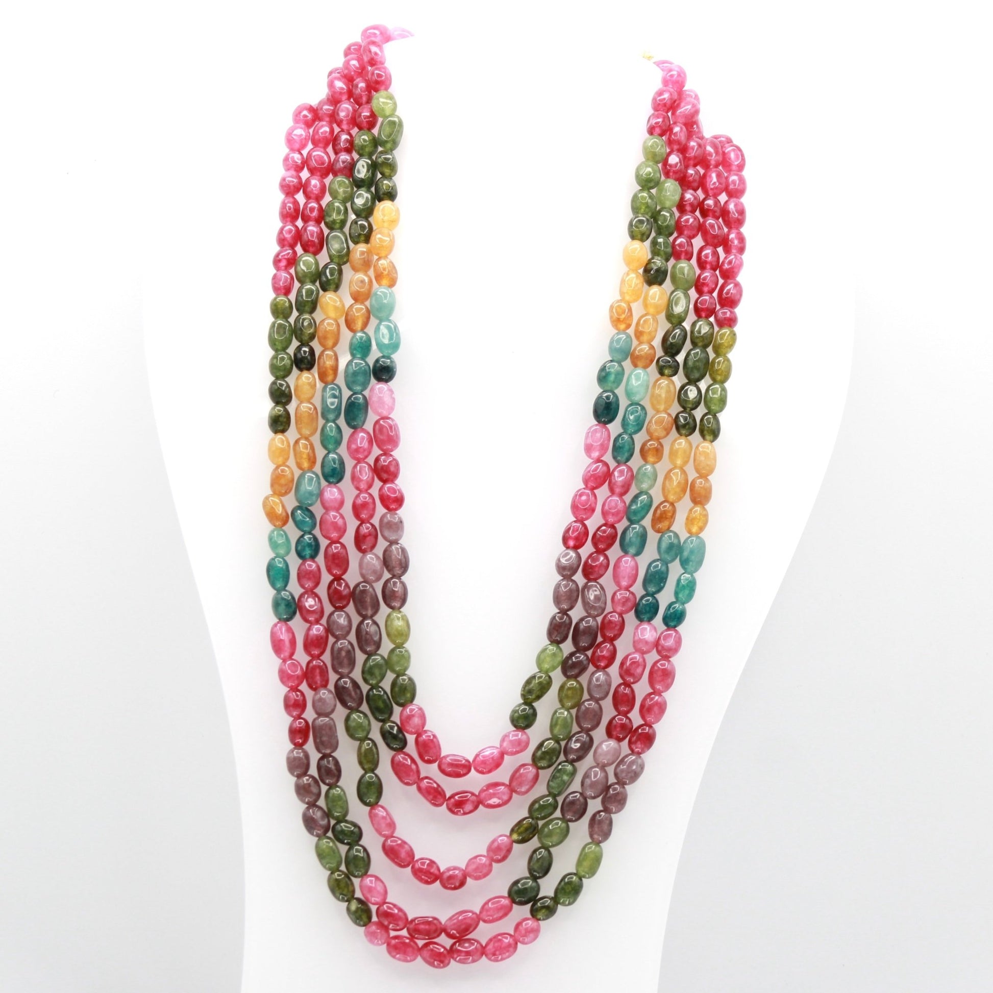 Multi Color Quartz Necklace - Taj Mahal Gems