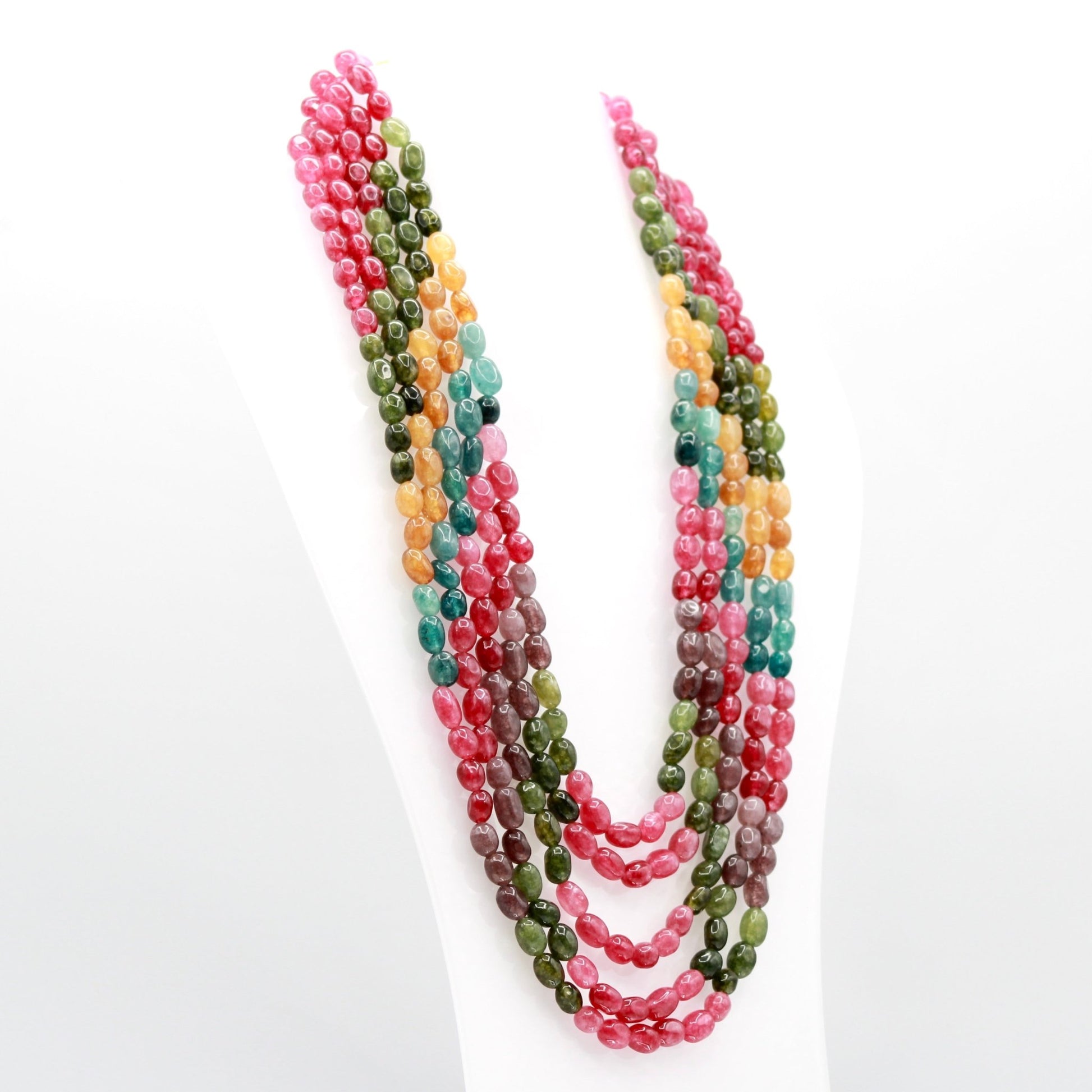 Multi Color Quartz Necklace - Taj Mahal Gems