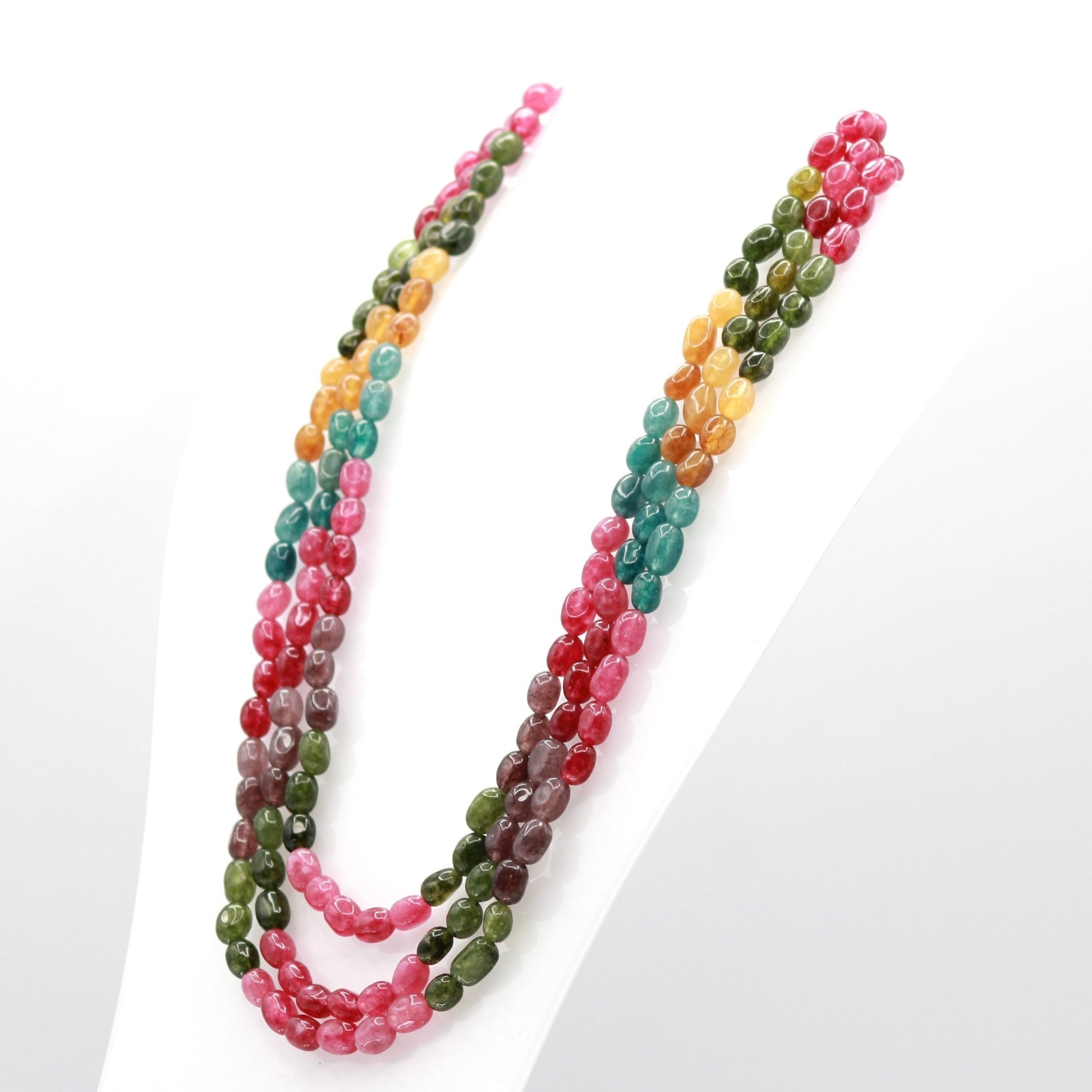 Multi Color Quartz Necklace - Taj Mahal Gems