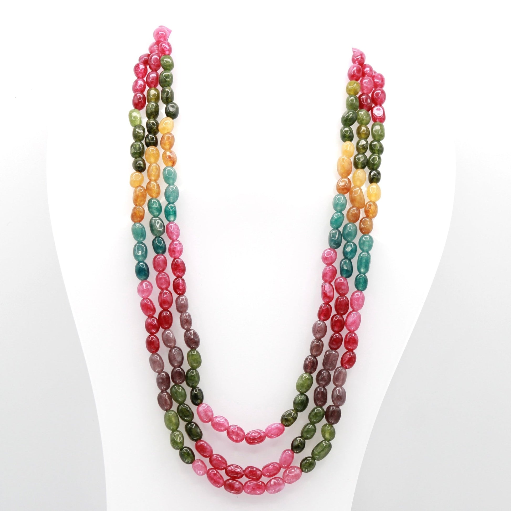 Multi Color Quartz Necklace - Taj Mahal Gems