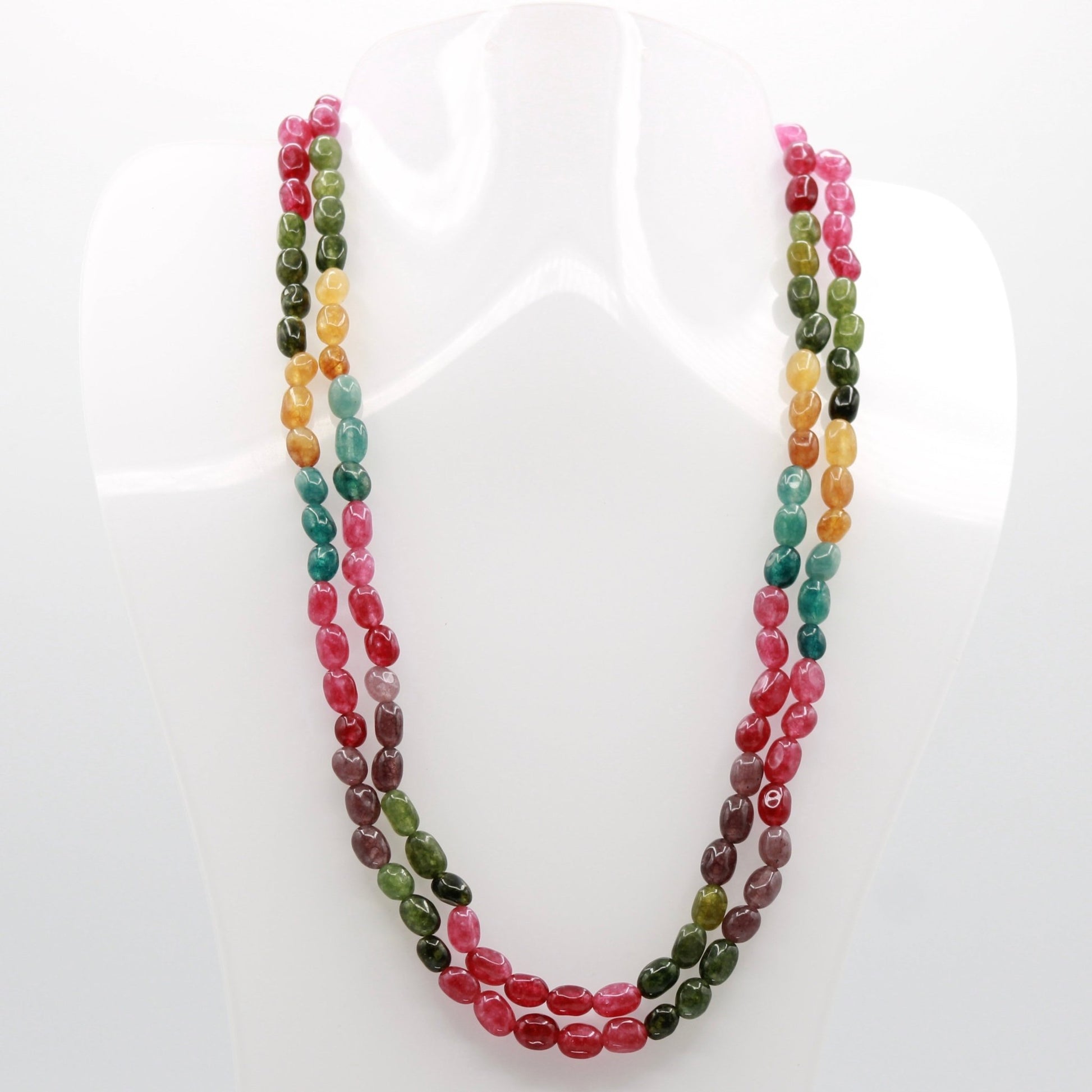 Multi Color Quartz Necklace - Taj Mahal Gems