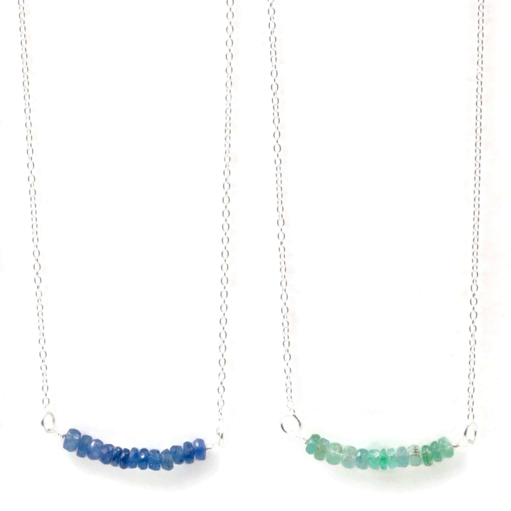 Multi Color Stones Optional Necklace - Taj Mahal Gems