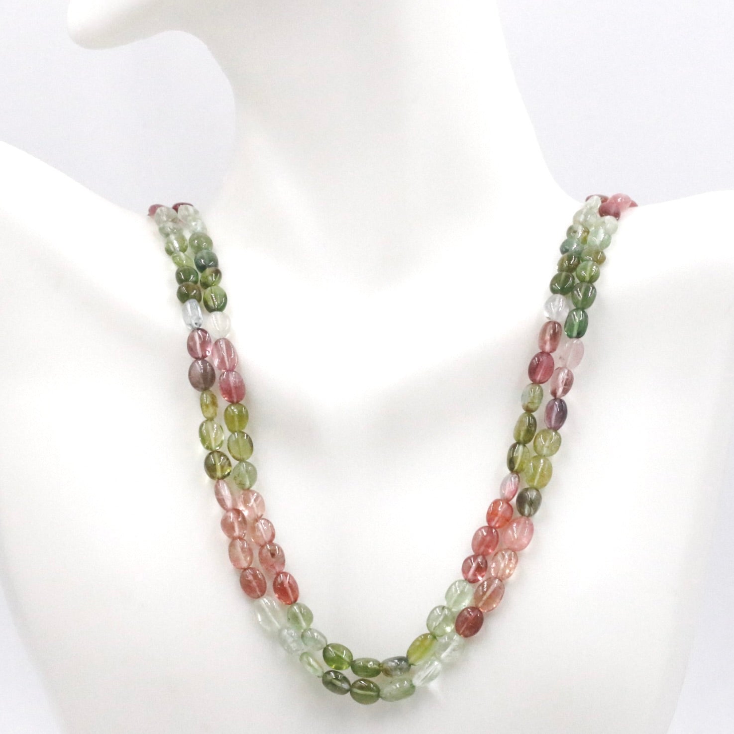 Multi Color Tourmaline Necklace - Taj Mahal Gems