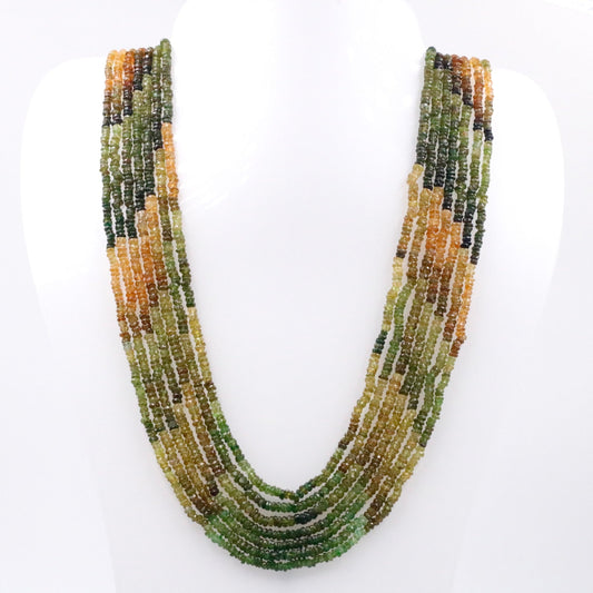 Multi - Color Tourmaline Necklace - Taj Mahal Gems