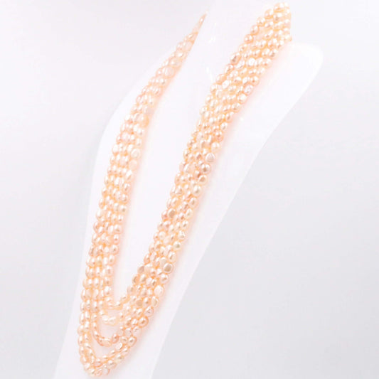 Multi - Strand Cultured Freshwater Pearl Necklace - Taj Mahal Gems