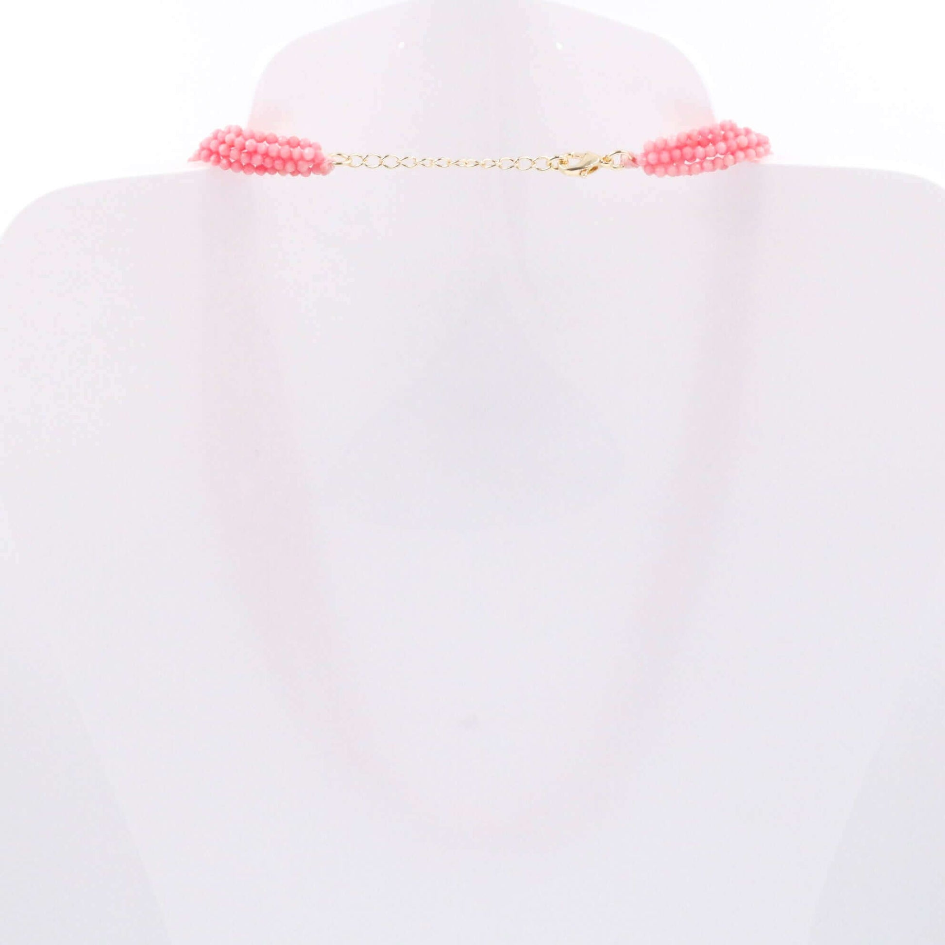 Multi - Strand Pink Coral Necklace - Taj Mahal Gems