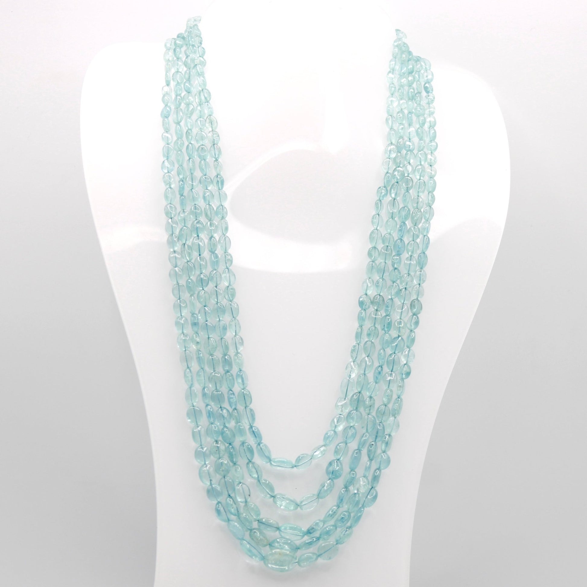 Natural Aquamarine Necklace - Taj Mahal Gems