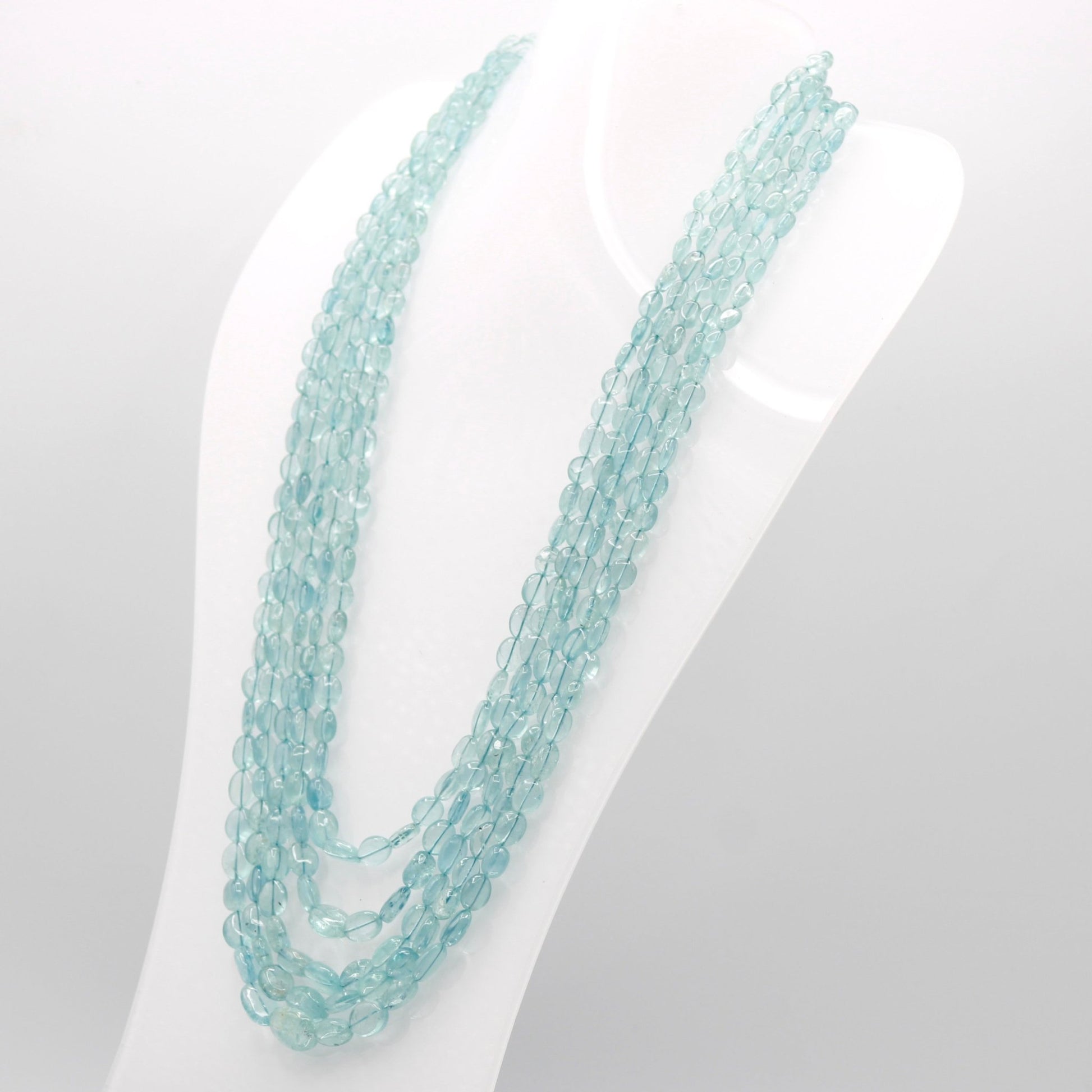 Natural Aquamarine Necklace - Taj Mahal Gems