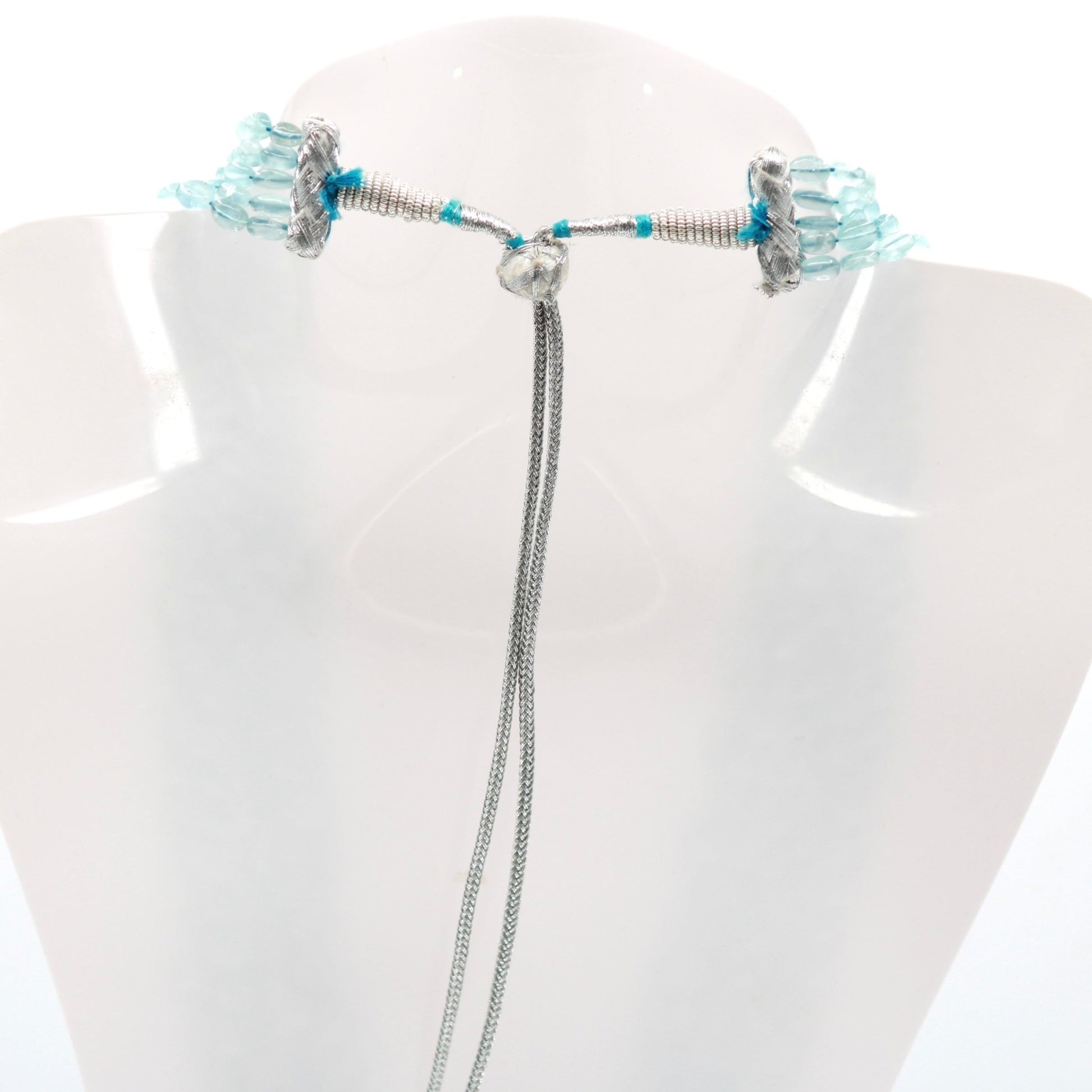 Natural Aquamarine Necklace - Taj Mahal Gems