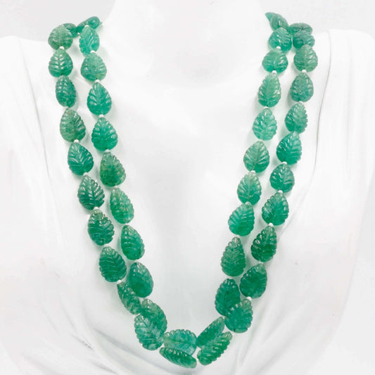 Natural Aventurine Quartz Necklace - Taj Mahal Gems