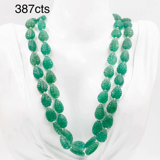 Natural Aventurine Quartz Necklace - Taj Mahal Gems