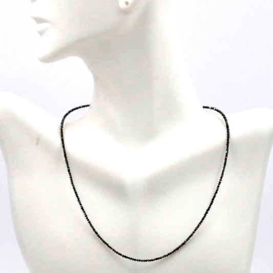 Natural Black Diamond Strand (5 - 10cts) - Taj Mahal Gems