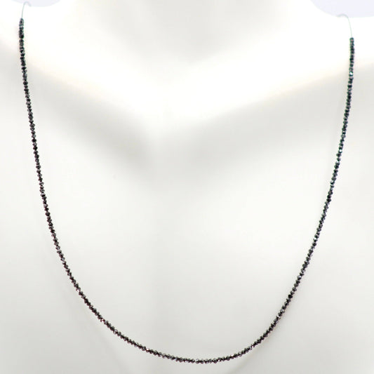 Natural Black Diamond Strand (5 - 10cts) - Taj Mahal Gems