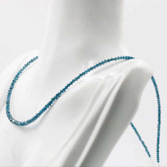 Natural Blue Diamond Strand - Taj Mahal Gems