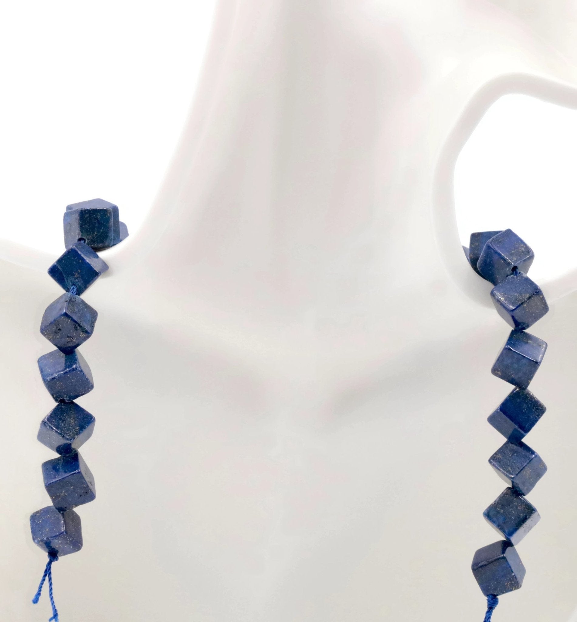 Natural Blue Lapis Lazuli Beads - Taj Mahal Gems