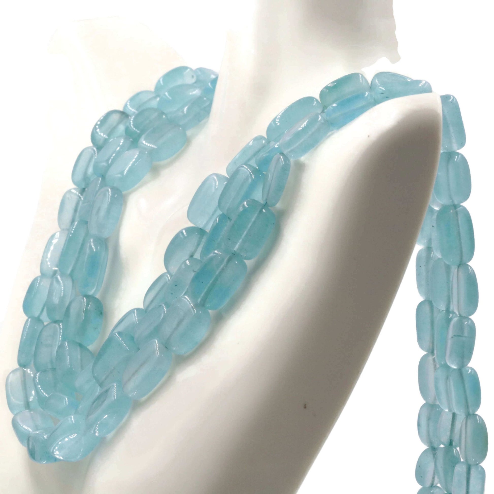 Natural Blue Quartz Necklace - Taj Mahal Gems