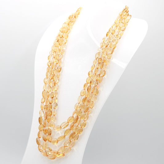 Natural Citrine Necklace - Taj Mahal Gems