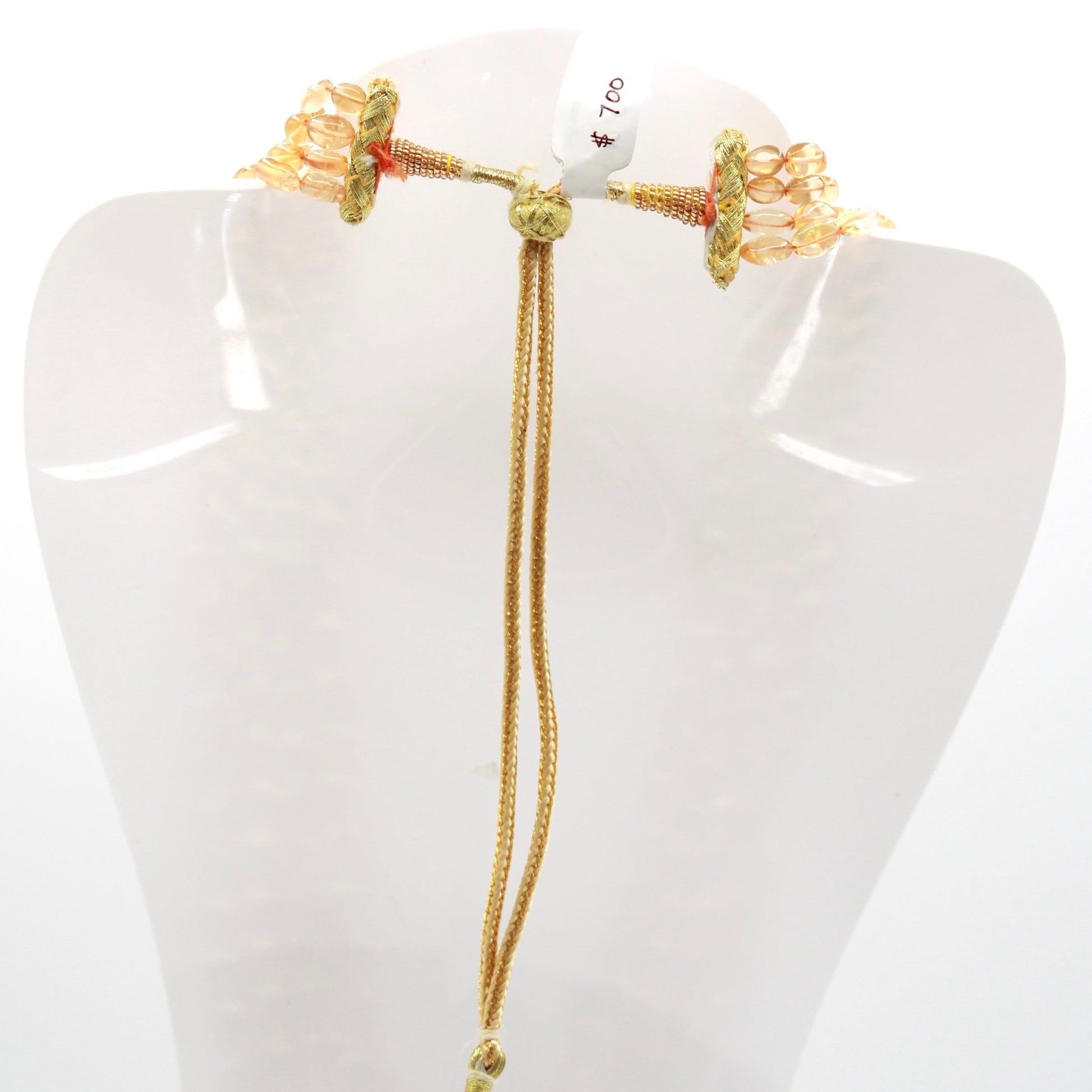 Natural Citrine Necklace - Taj Mahal Gems