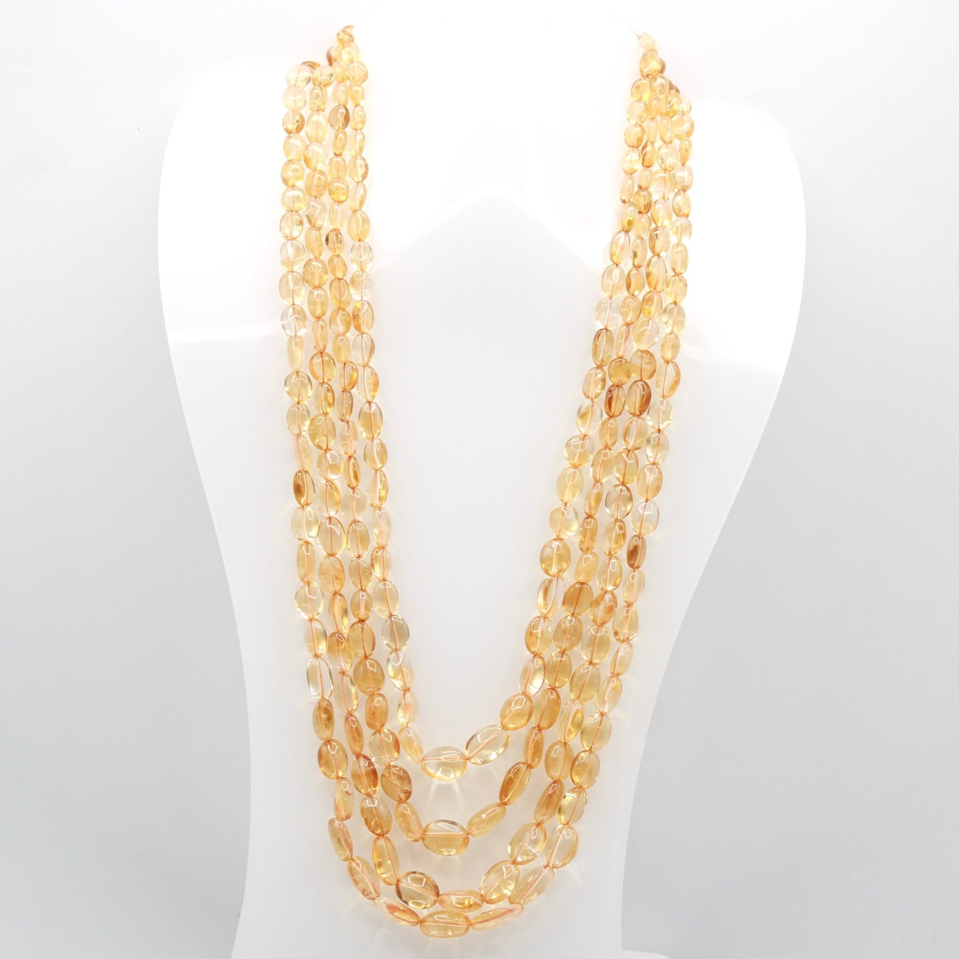 Natural Citrine Necklace - Taj Mahal Gems