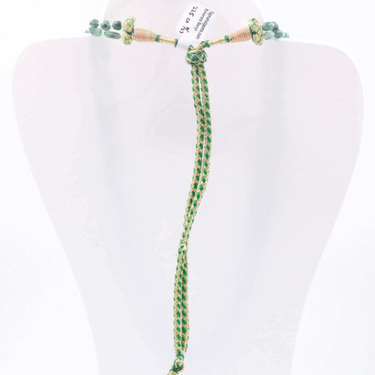 Natural Emerald Beaded Necklace - Taj Mahal Gems