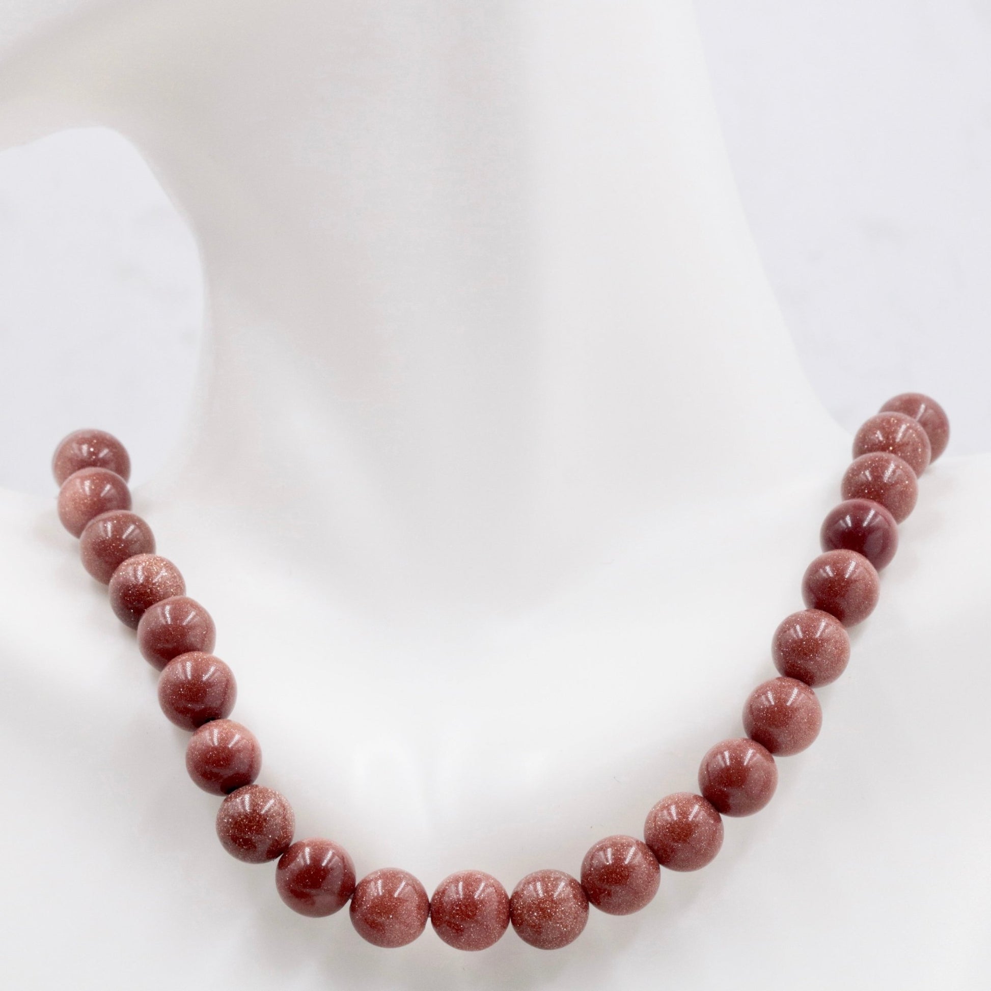 Natural Goldstone Sandstone Beads - Taj Mahal Gems