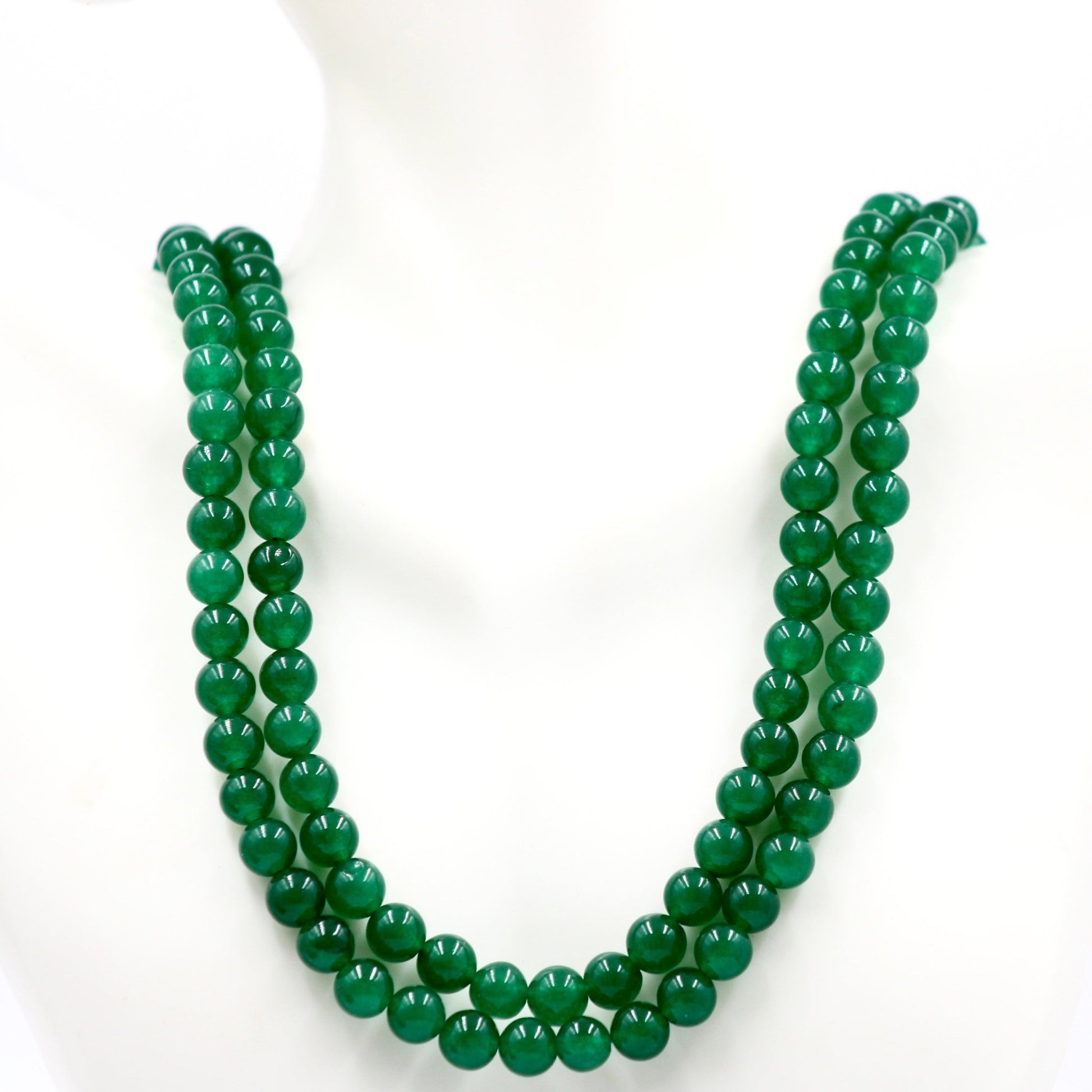Natural Green Quartz Necklace - Taj Mahal Gems