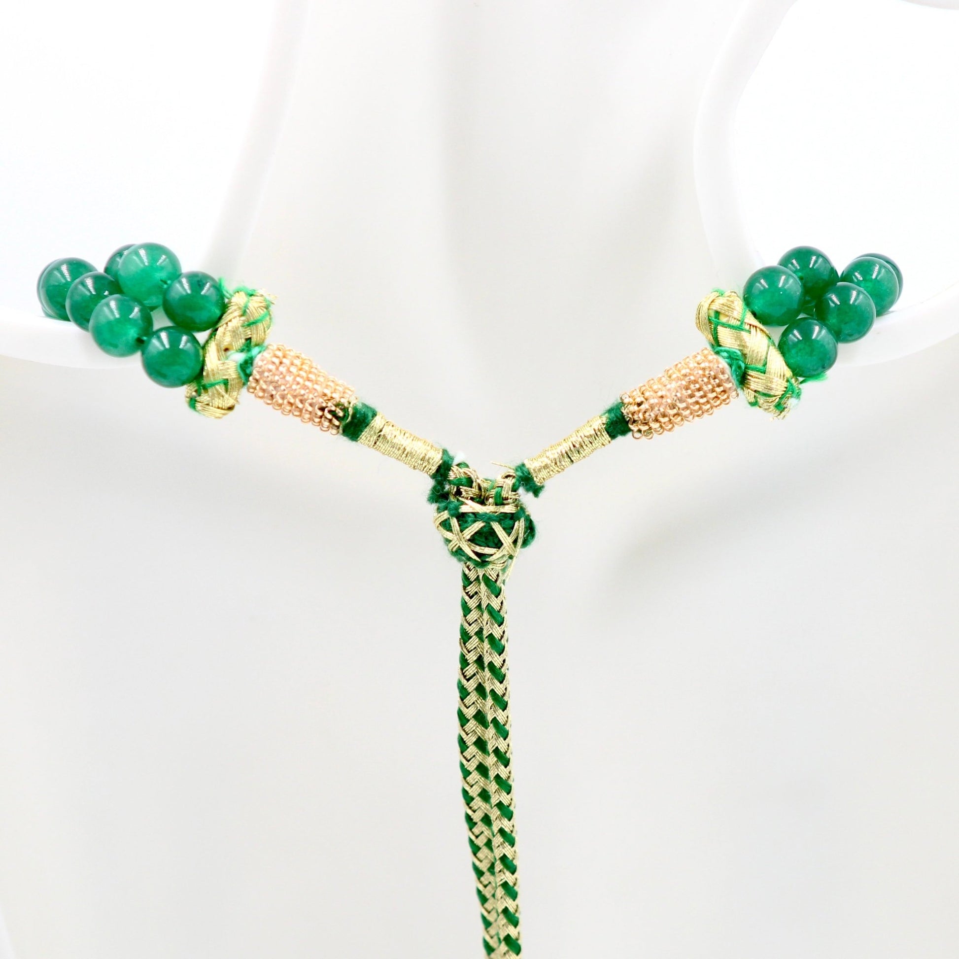 Natural Green Quartz Necklace - Taj Mahal Gems