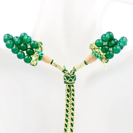 Natural Green Quartz Necklace - Taj Mahal Gems