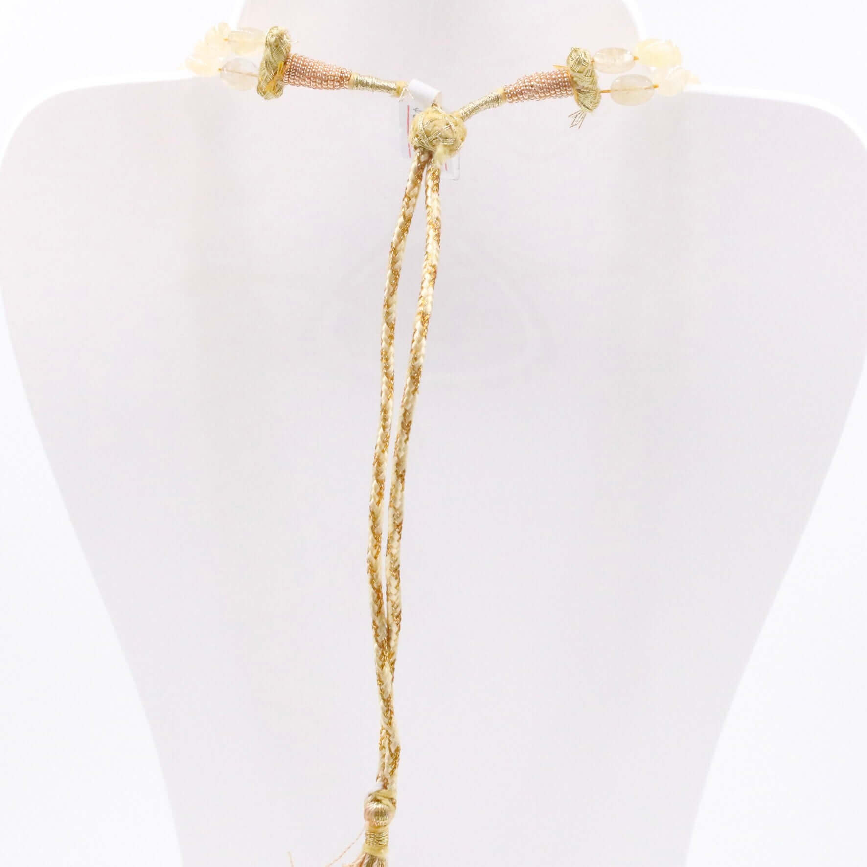Natural Heliodor Beaded Necklace - Taj Mahal Gems