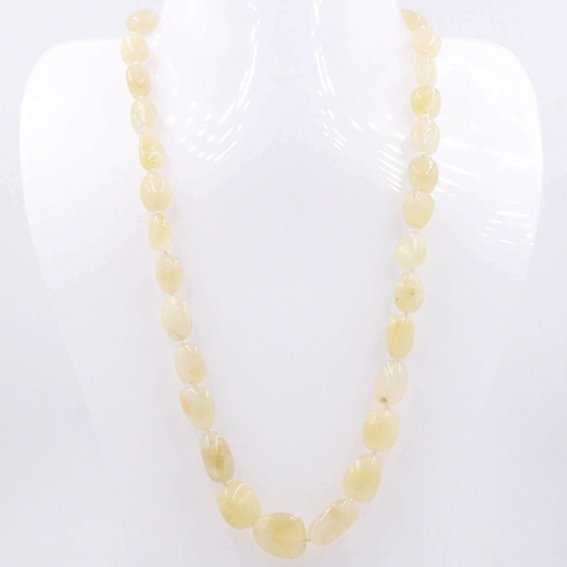 Natural Heliodor Beaded Necklace - Taj Mahal Gems